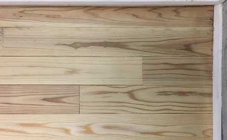 フローリング洗浄後　床リノベ