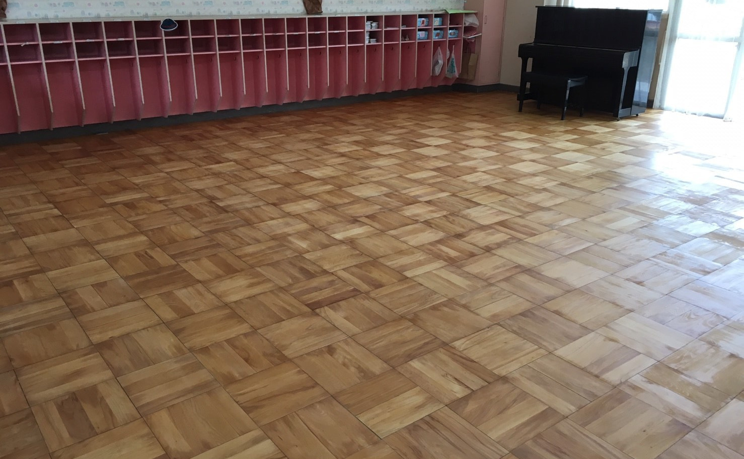 床リノベ　オスモカラー 塗装